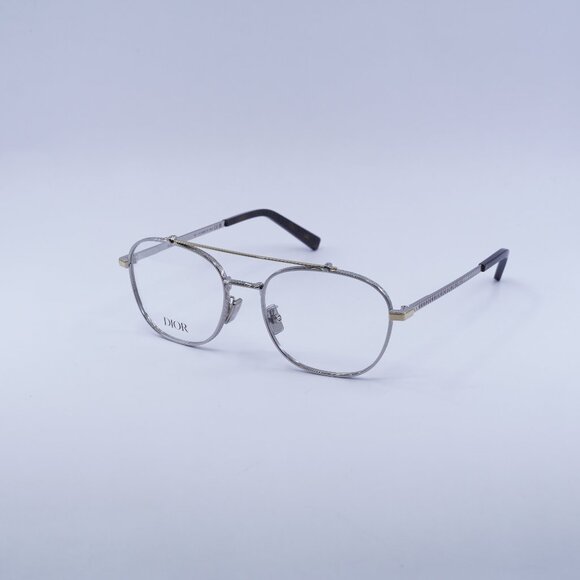 🕶️ New Dior CD DIAMONDO R2U F200 Eyeglasses - Silver/Gold Frame - Picture 1 of 10